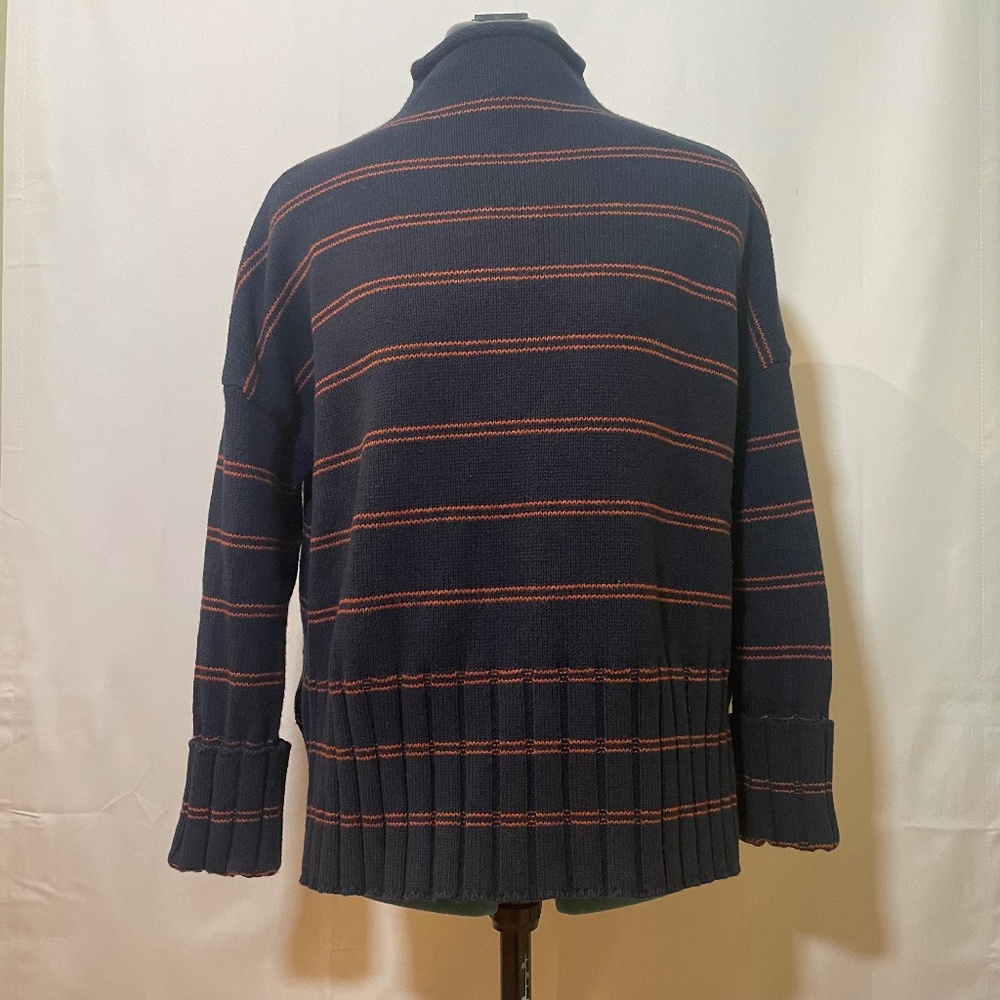 COZY STRIPED MADEWELL SWEATER — BARELY WORN!